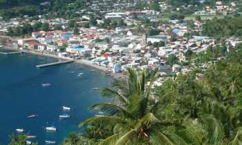 Soufriere, St. Lucia, from the road