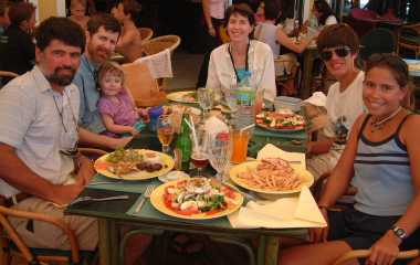 A delightful French-Creole lunch in a nice beachfront restaurant