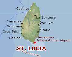 Click here to see a bigger view of St. Lucia