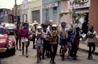 Street carnival Olinda, near Recife, Brazil