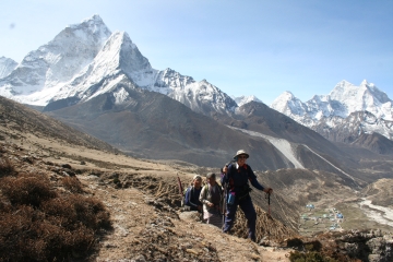 High above the Everest Highway