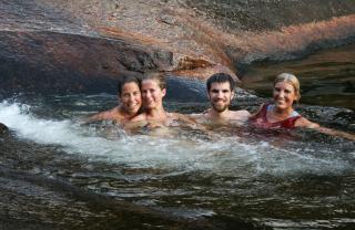 Amanda, Rachel, Chris & Sue at Telaga Tujuh