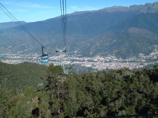 View from third station down to Merida