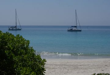 Anchored off the beautiful beach at Havelock #7,  Andaman Islands