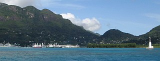 Victoria harbor from the quarantine anchorage