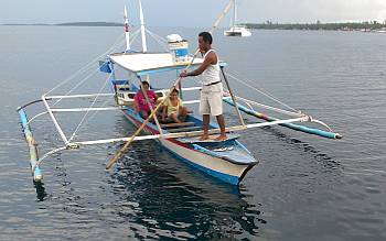 10 Water taxi from the anchorage to Tobelo town