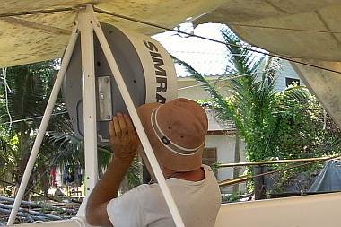 Testing the fit of our new (to us) FM radar